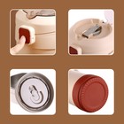 Термос для еды, 1.6 л, до 24 ч, 23×15 см, с широким горлом, 2 контейнера, нержавеющая сталь, бежевый, красный - Фото 2