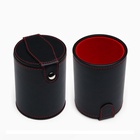 Кожаный стакан для игральных костей, 5 кубиков в комплекте, 7.9×10.2 см - Фото 3