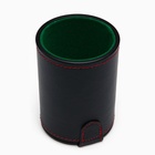 Кожаный стакан для игральных костей, 5 кубиков в комплекте, 7.9×10.2 см - Фото 6