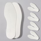 Набор стелек для обуви, универсальные, влаговпитывающие, 36-43 р-р, 5 пар, цвет белый - Фото 3