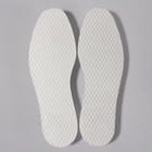 Стельки для обуви, набор - 5 пар, универсальные, влаговпитывающие, р-р RU до 42 (р-р Пр-ля до 43), 27 см, белые - Фото 3