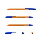 Набор ручек шариковых ErichKrause R-301 Orange Stick, 8 штук, узел 0.7 мм, цвет чернил синий - фото 7503035