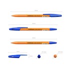 Набор ручек шариковых ErichKrause R-301 Orange Stick, 8 штук, узел 0.7 мм, цвет чернил синий - Фото 4