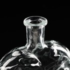 Ваза-бутылка декоративная "Сердце" 12,5х6,5х19 см, без крышки - фото 24340376