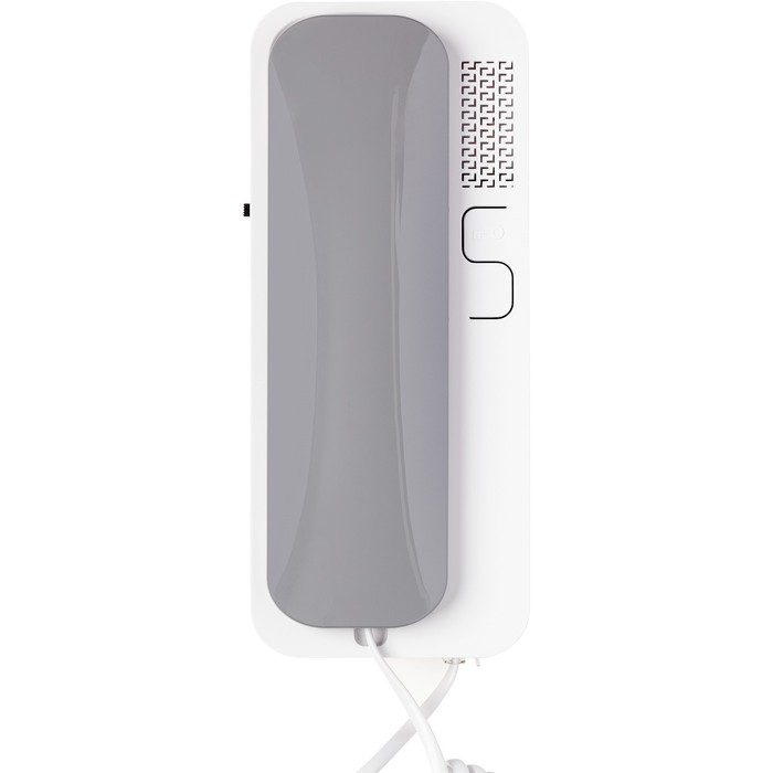 Аудиотрубка для домофона Unifon Smart U, отпирание, громкость, не беспокоить, серо-белая - фото 1906225738
