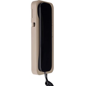 Аудиотрубка для домофона Unifon Smart U, отпирание, громкость, не беспокоить, черно-бежевая
