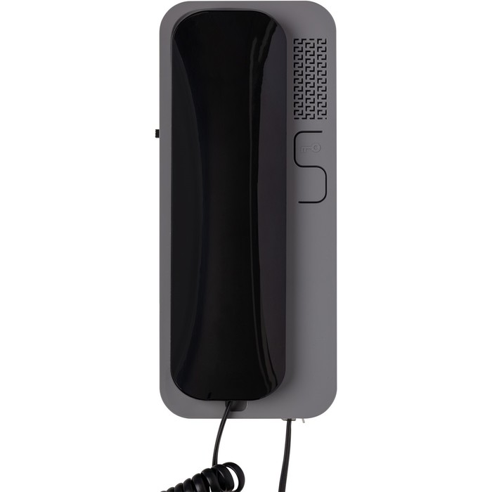 Аудиотрубка для домофона Unifon Smart U, отпирание, громкость, не беспокоить, черно-серая - фото 1906225745