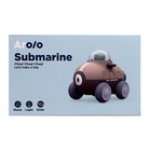 Машина инерционная «Подводная лодка», свет, звук, цвет коричневый - фото 3252160