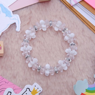 Браслет детский "Выбражулька" карусель, цвет белый