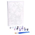 Картина по номерам на холсте с подрамником «Одинокий волк», 20×30 см - Фото 3