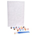 Картина по номерам на холсте с подрамником «Закат у моря», 20×30 см - Фото 3