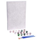 Картина по номерам на холсте с подрамником «Цветы для души», 20×30 см - Фото 2