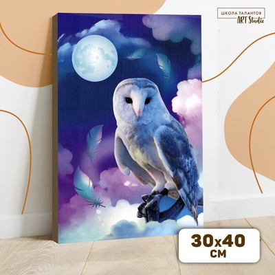 Картина по номерам на холсте с подрамником «Сказочная сова», 30х40 см  (9295619) - Купить по цене от 487.00 руб. | Интернет магазин SIMA-LAND.RU