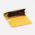 Кошелёк женский на магнитах, цвет жёлтый 9562068