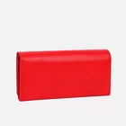 Кошелёк женский на магнитах, цвет красный - фото 42010950