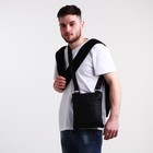 Сумка мужская, цвет чёрный - фото 22108354