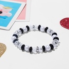 Браслет детский Выбражулька «Ундина», d=6 см черно-белый - Фото 8