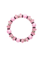 Браслет детский Выбражулька «Ундина», d=6 см. черно-розовый - Фото 1