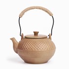 Чайник ручной работы для чайной церемонии с чайной плитой, 300 мл - Фото 2