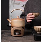 Чайник ручной работы для чайной церемонии с чайной плитой, 300 мл - Фото 5