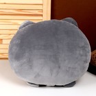 Мягкая игрушка-подушка «Кот», 43 см, цвет серый - фото 3252216