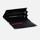 Кошелёк женский на магнитах, цвет чёрный - фото 22108505