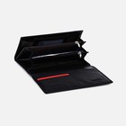 Кошелёк женский на магнитах, цвет чёрный - фото 22108526