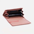 Кошелёк женский на магнитах, цвет розовый - фото 45944215