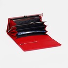 Кошелёк женский на магнитах, цвет красный - фото 22108562