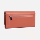 Кошелёк женский на магнитах, цвет пудровый - фото 22108642