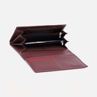 Кошелёк женский на магнитах, цвет пудровый - фото 22108664