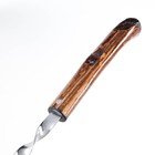 Шампур уголок, с деревянной ручкой  "Эко" рабочая часть - 40 см, 63 х 1.2 см, сталь - 2 мм, - Фото 3