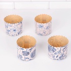 Форма для выпечки кулича бумажная Деко-про «Цветы», 7×6 см, одноразовая, МИКС - Фото 3