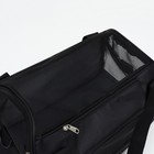 Сумка - переноска, 54×25×35 см, сетчатая, чёрная - Фото 11