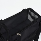 Сумка - переноска, 54×25×35 см, сетчатая, чёрная - Фото 14