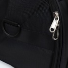 Сумка - переноска, 54×25×35 см, сетчатая, чёрная - Фото 10