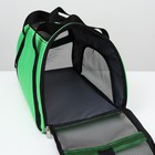 Сумка-переноска сетчатая, 52 х 25 х 34 см, зелёная - Фото 5