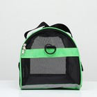Сумка-переноска сетчатая, 52 х 25 х 34 см, зелёная - Фото 6