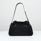 Сумка-переноска сетчатая, 44×21×27 см, чёрная - Фото 2