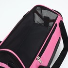 Сумка-переноска сетчатая, 43 х 21 х 30 см, розовая - Фото 11