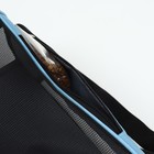 Сумка-переноска сетчатая, 43 х 21 х 30 см, голубая - Фото 12