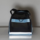 Сумка-переноска сетчатая, 43 х 21 х 30 см, голубая - Фото 14