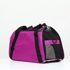 Сумка-переноска сетчатая, 43 х 21 х 30 см, фиолетовая - Фото 4