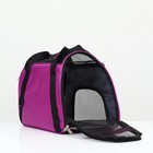 Сумка-переноска сетчатая, 43 х 21 х 30 см, фиолетовая - Фото 5