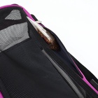 Сумка - переноска, 45×25×29 см, сетчатая, фиолетовая - Фото 15