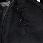 Сумка-переноска сетчатая, 48 х 26 х 31 см, черная - Фото 9