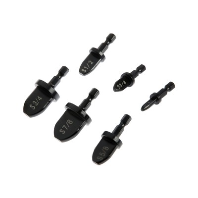 Набор насадок на шуруповерт ТУНДРА, расширитель медных труб, 1/4-3/8-1/2-5/8-7/8-3/4, 6 шт.