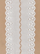 Кружево шитьё, 75 мм, 13.7±1 м, белое - Фото 2