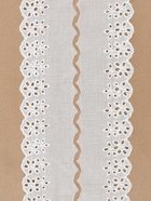 Кружево шитьё, 75 мм, 13.7±1 м, белое - Фото 3