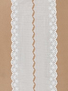 Кружево шитьё «Цветочки», 80 мм, 13.7±1 м, белое - Фото 2